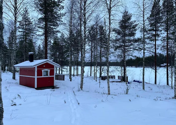 빌라 Northern Lights Lakehouse 로바니에미
